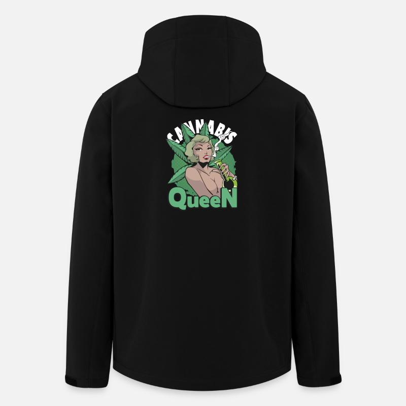 Cannabis Queen Outfit  - Recycelte Männer Softshell-Jacke von Stanley/Stella - Schwarz
