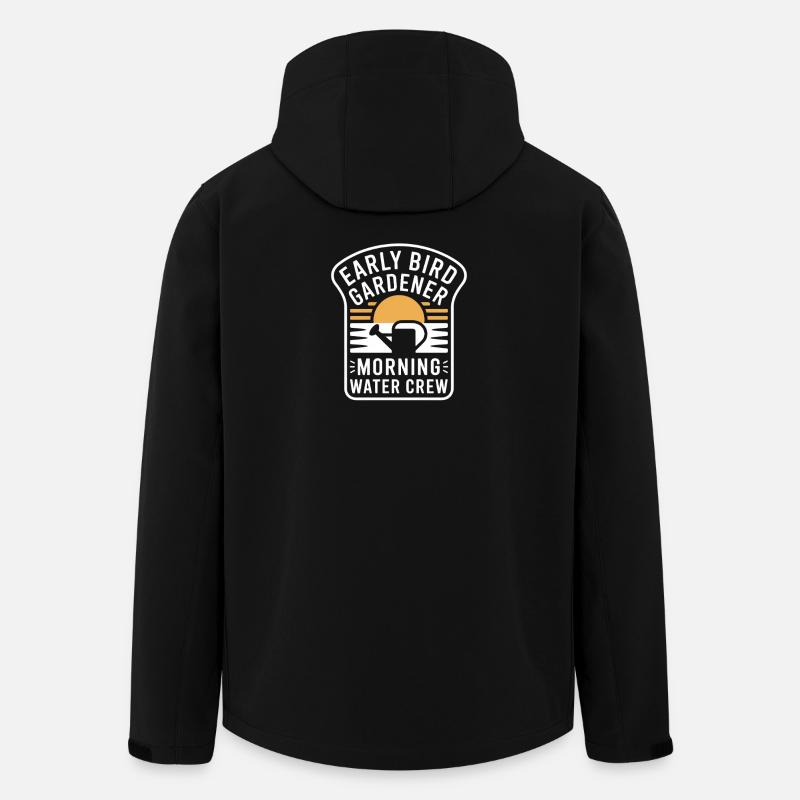 Jardinier Matinal Matinal Équipe d’eau - Veste softshell homme en polyester recyclé Stanley/Stella - noir