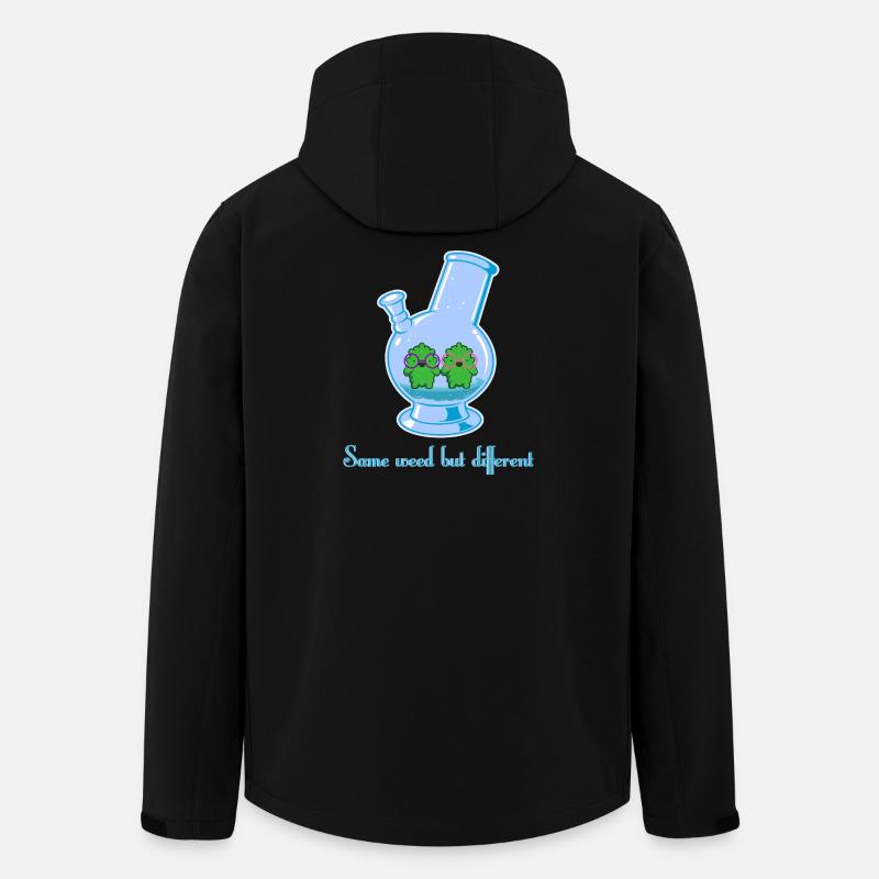 Same weed but different - Recycelte Männer Softshell-Jacke von Stanley/Stella - Schwarz