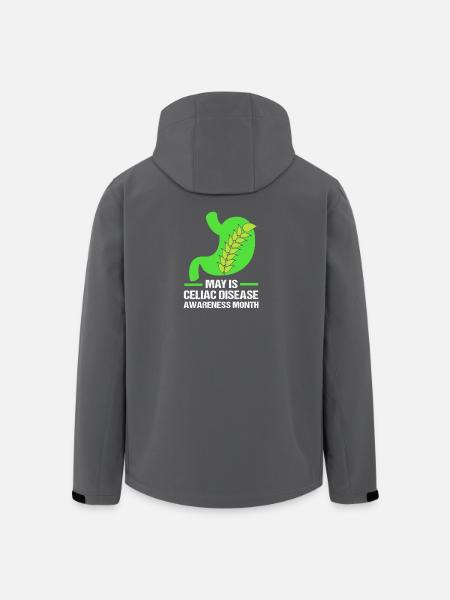 Glutenfrei Zöliakie - Recycelte Männer Softshell-Jacke von Stanley/Stella - Schwarz