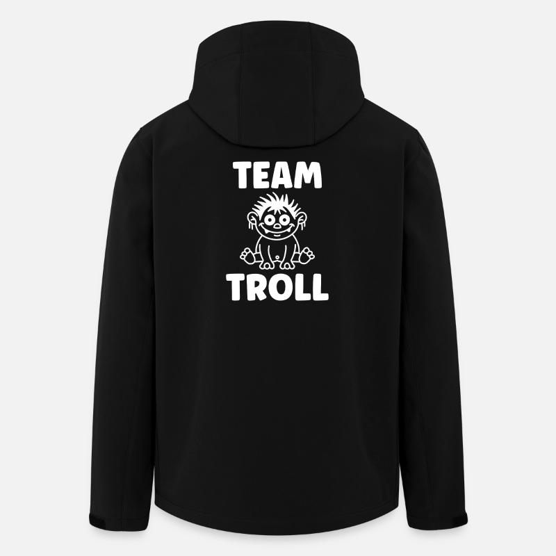 Troll  - Veste softshell homme en polyester recyclé Stanley/Stella - noir