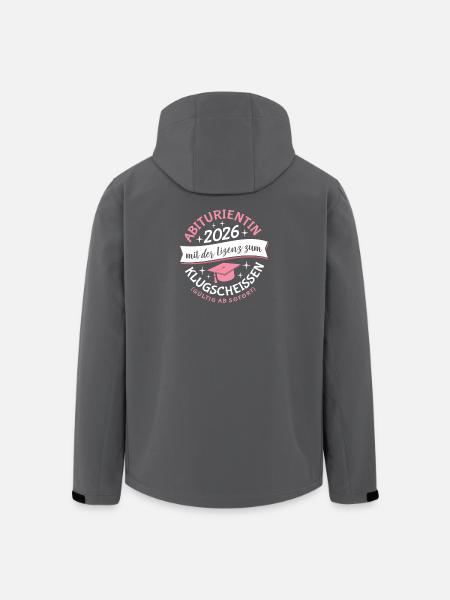 Abiturientin 2026 - Abitur - Klugscheißer Lizenz - Men’s Recycled Softshell Jacket by Stanley/Stella - black