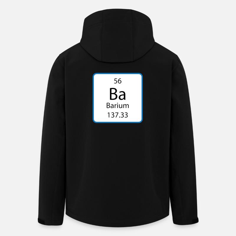Ba Chemistry Periodic Table - Recycelte Männer Softshell-Jacke von Stanley/Stella - Schwarz
