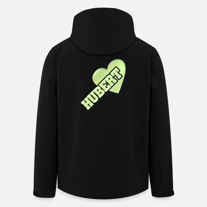 Cadeau pour Hubert - Veste softshell homme en polyester recyclé Stanley/Stella - noir