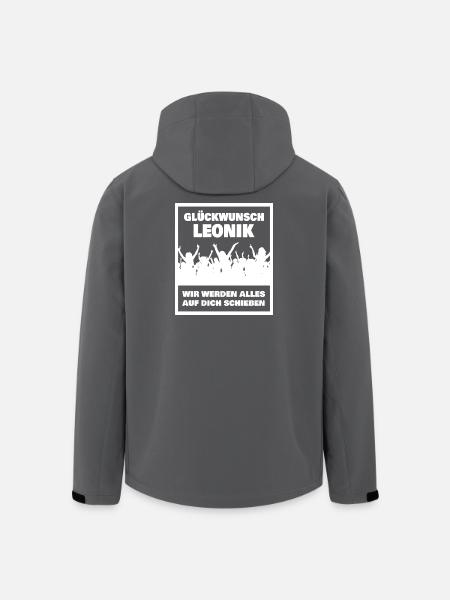 Leonik comme prénom - Veste softshell homme en polyester recyclé Stanley/Stella - noir