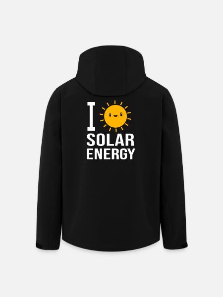 Solar Sustainability Renewable energies - Men’s Recycled Softshell Jacket by Stanley/Stella - black