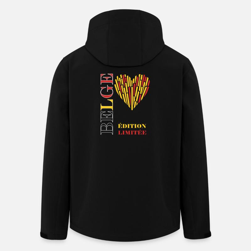 Heart Fries Limited Edition - Recycelte Männer Softshell-Jacke von Stanley/Stella - Schwarz