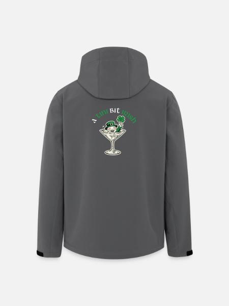 Ein Tini-bisschen irischer St. Patrick's Day - Recycelte Männer Softshell-Jacke von Stanley/Stella - Schwarz