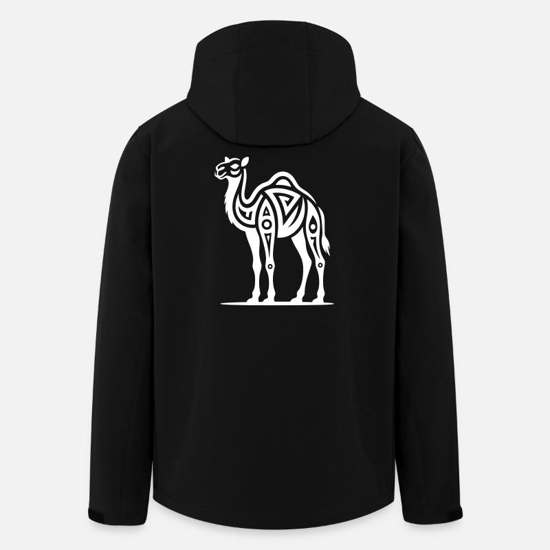 Juste un chameau blanc #2 | N-imal_Wears - Veste softshell homme en polyester recyclé Stanley/Stella - noir