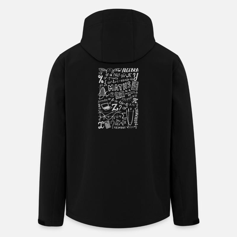 Math's Algebra Mathematics - Recycelte Männer Softshell-Jacke von Stanley/Stella - Schwarz