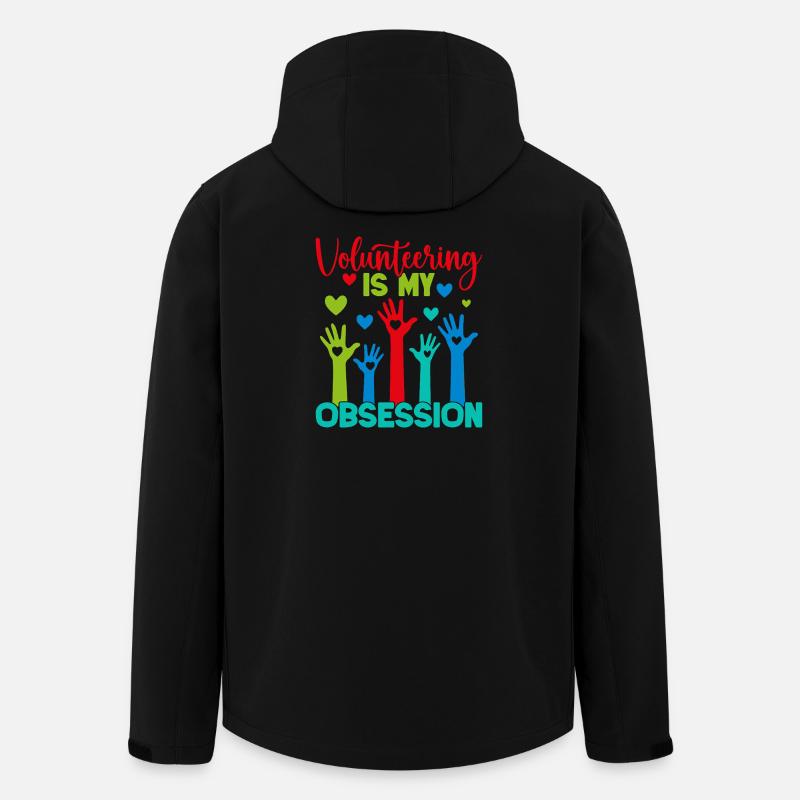 Volunteer Appreciation Is My Obsession Volunteer - Recycelte Männer Softshell-Jacke von Stanley/Stella - Schwarz