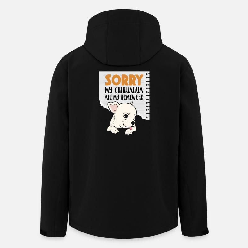 Chihuahua Chihuahueño Désolé Mon - Veste softshell homme en polyester recyclé Stanley/Stella - noir