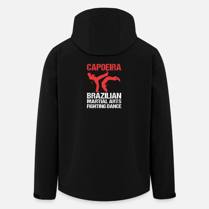 Capoeira - Recycelte Männer Softshell-Jacke von Stanley/Stella - Schwarz