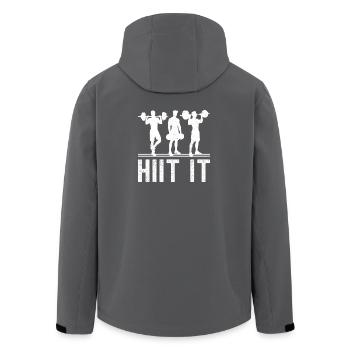 Gym Junkies Hiit It Calisthenics Fitness - Recycelte Männer Softshell-Jacke von Stanley/Stella - Schwarz - Hinten - AI Model Male 185 light (185cm)