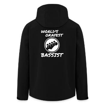 Bassiste le plus correct du monde Bassiste drôle - Veste softshell homme en polyester recyclé Stanley/Stella - noir - Dos - AI Model Male 185 light (185cm)