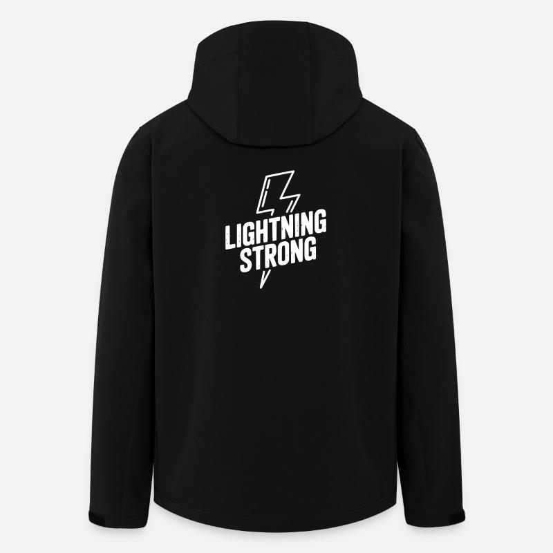 Blitzstark - Recycelte Männer Softshell-Jacke von Stanley/Stella - Schwarz