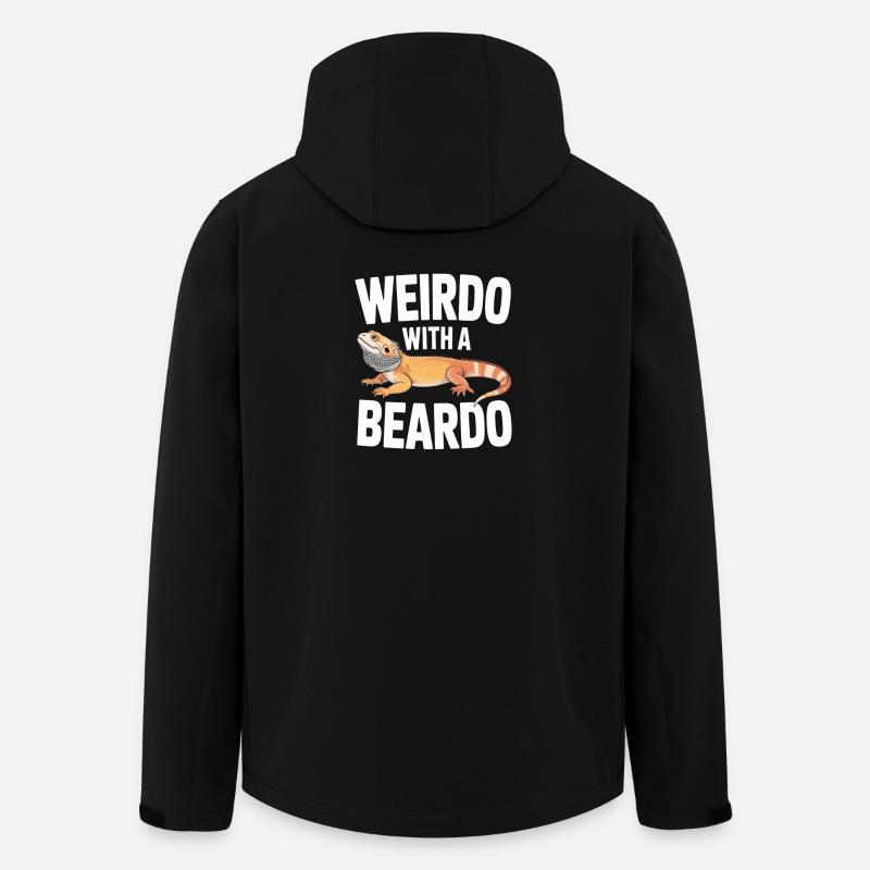 Beardo Weirdo Dragon Tee - Veste softshell homme en polyester recyclé Stanley/Stella - noir