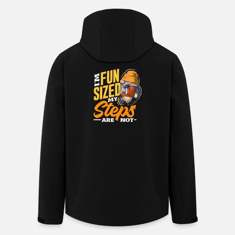 Attends-moi, j’ai de petites jambes - Veste softshell homme en polyester recyclé Stanley/Stella - noir