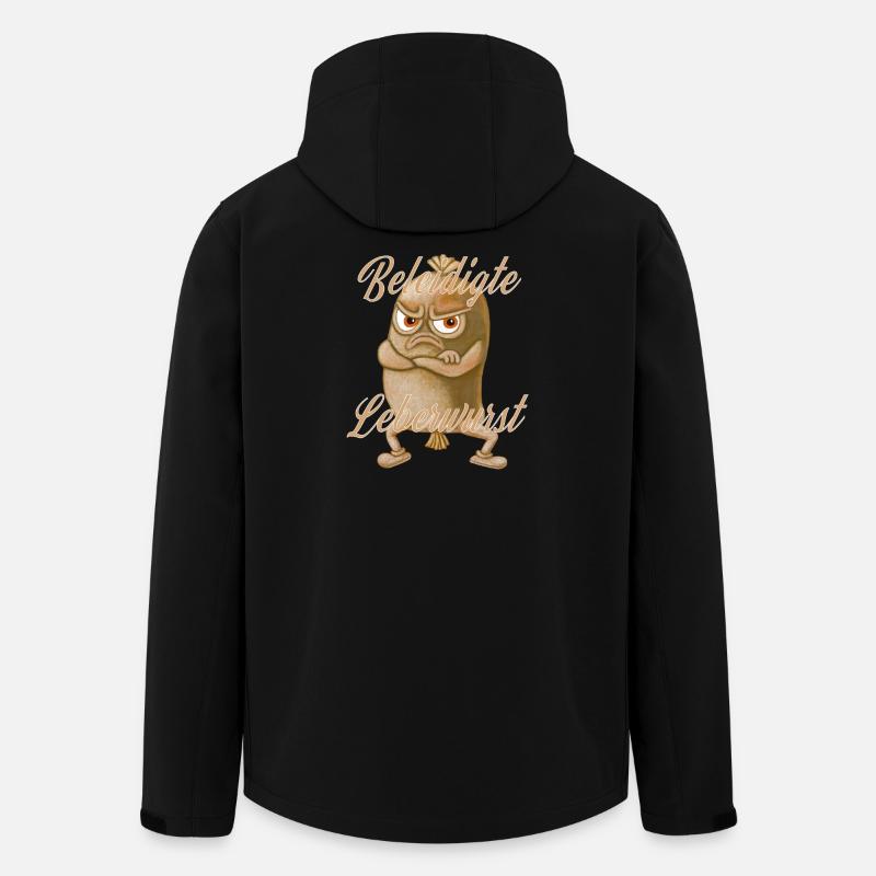 Beleidigte Leberwurst auf Beinen - Recycelte Männer Softshell-Jacke von Stanley/Stella - Schwarz