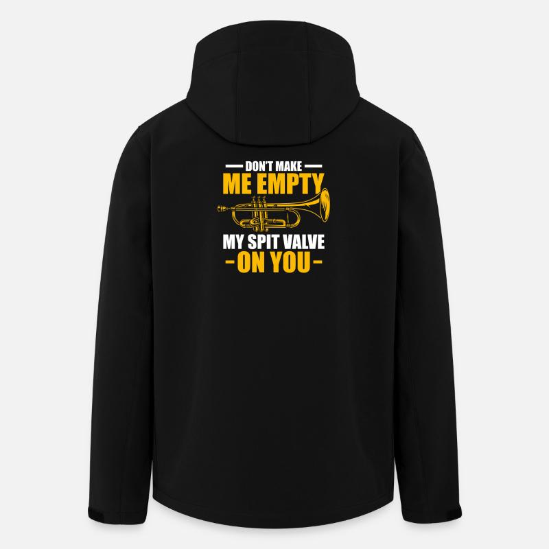 Don't make me empty Trompete Trompetenspieler - Recycelte Männer Softshell-Jacke von Stanley/Stella - Schwarz