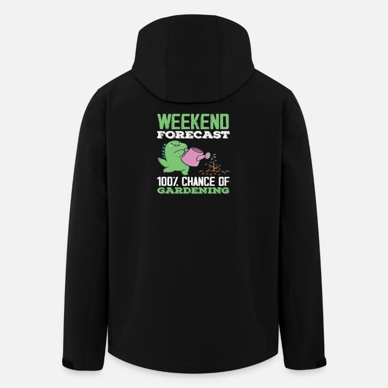 Weekend forecast gardening gardeners - Men’s Recycled Softshell Jacket by Stanley/Stella - black