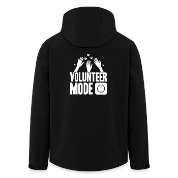 Mode citation de travailleur social sur Social Social - Veste softshell homme en polyester recyclé Stanley/Stella - noir - Dos - AI Model Male 185 light (185cm)