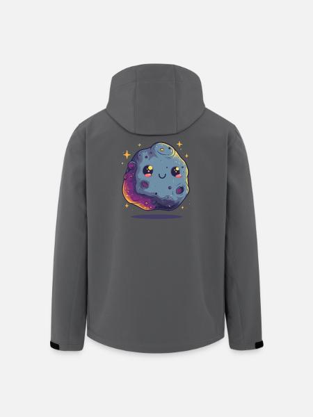 Kawaii Asteroidenstern - Recycelte Männer Softshell-Jacke von Stanley/Stella - Schwarz