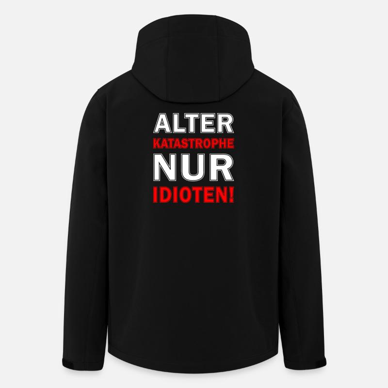 Juste un design idiot - Veste softshell homme en polyester recyclé Stanley/Stella - noir