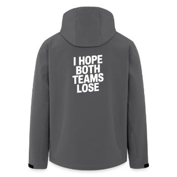 J’espère que les deux équipes perdront - Veste softshell homme en polyester recyclé Stanley/Stella - noir - Dos - AI Model Male 185 light (185cm)