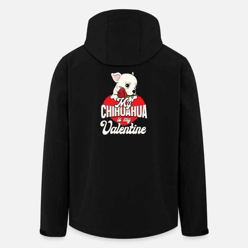 Chihuahua Chihuahueño Valentines - Recycelte Männer Softshell-Jacke von Stanley/Stella - Schwarz