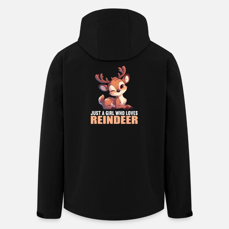 Reindeer Reindeer - Men’s Recycled Softshell Jacket by Stanley/Stella - black