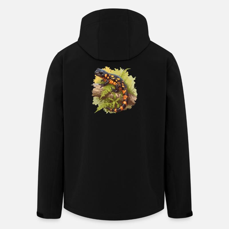 Ildsalamander Salamander - Stanley/Stella herre softshelljakke i genanvendt polyester - sort