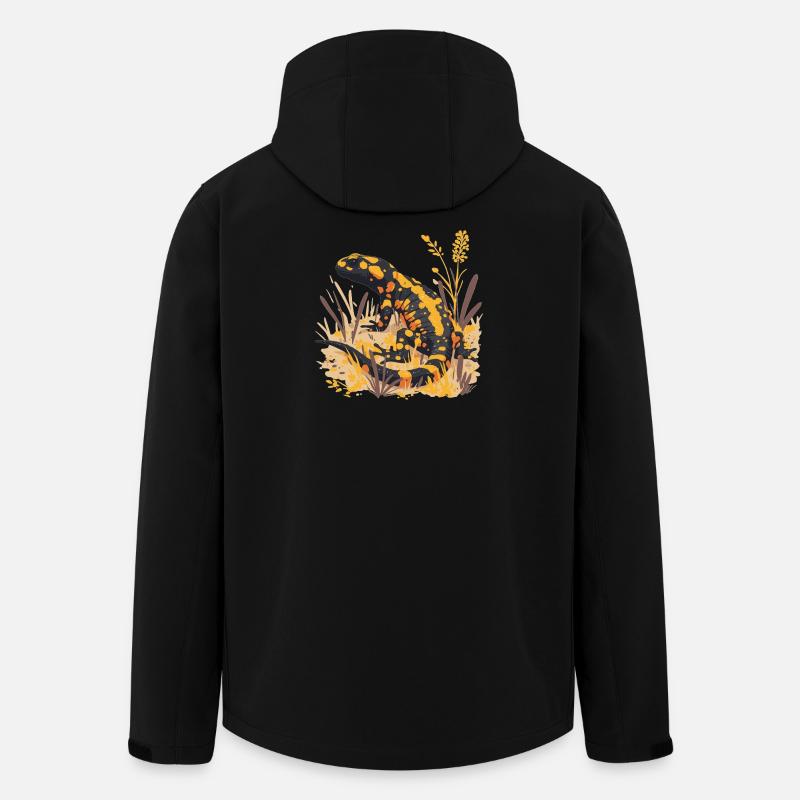 Salamandre de feu Salamandre - Veste softshell homme en polyester recyclé Stanley/Stella - noir