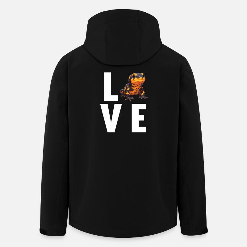 Fire Salamander Salamander - Men’s Recycled Softshell Jacket by Stanley/Stella - black