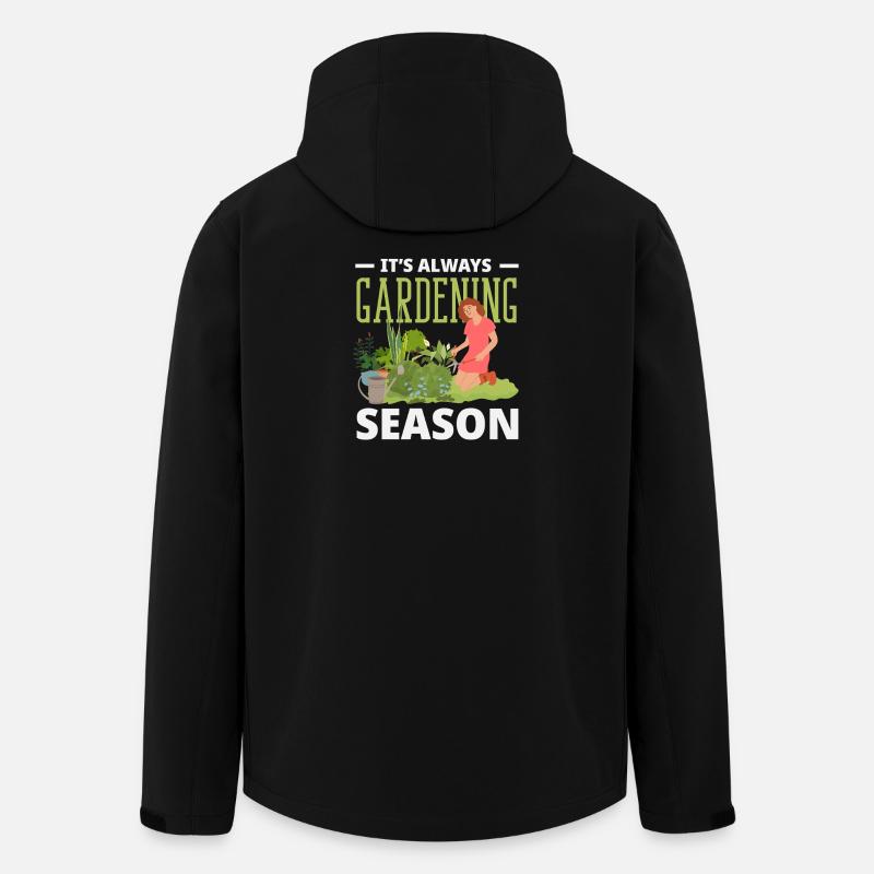 Immer Gartenarbeit Saison Lustiger Gärtner - Recycelte Männer Softshell-Jacke von Stanley/Stella - Schwarz