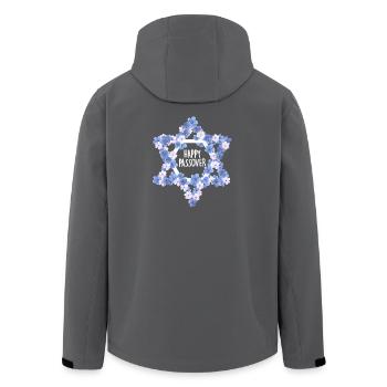 Joyeuse Pessa’h Célébration de Pessa’h Héritage juif - Veste softshell homme en polyester recyclé Stanley/Stella - noir - Dos - AI Model Male 185 light (185cm)