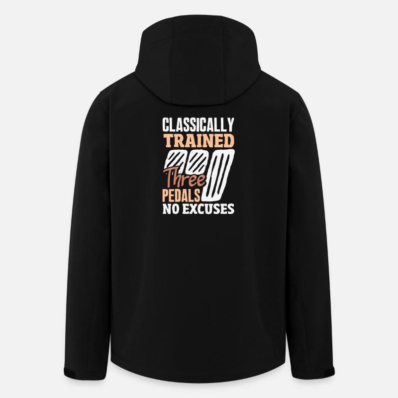 Voiture manuelle, entraînée classiquement - Veste softshell homme en polyester recyclé Stanley/Stella - noir