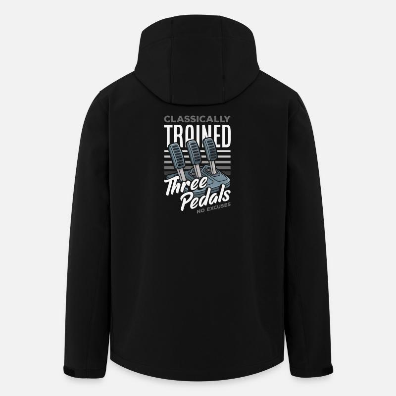 Voiture manuelle, entraînée classiquement - Veste softshell homme en polyester recyclé Stanley/Stella - noir