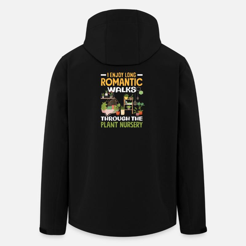 Promenades romantiques dans la nurserie - Veste softshell homme en polyester recyclé Stanley/Stella - noir