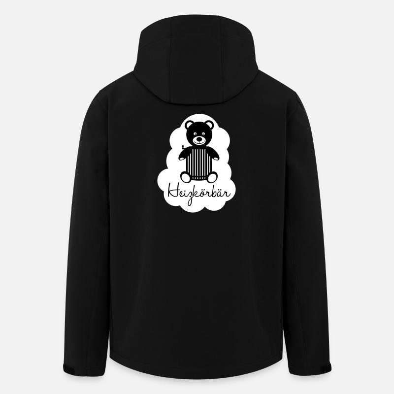 Heating basket bear - Men’s Recycled Softshell Jacket by Stanley/Stella - black