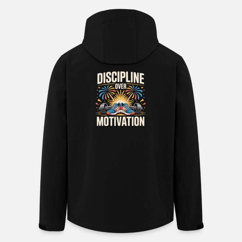 Neujahrsvorsätze Motivationszitate - Recycelte Männer Softshell-Jacke von Stanley/Stella - Schwarz