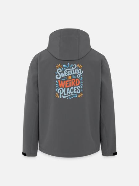 Sweating Sayings Funny Sweating Gift - Men’s Recycled Softshell Jacket by Stanley/Stella - black