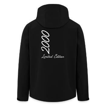 Édition limitée millénaire 2000 - Veste softshell homme en polyester recyclé Stanley/Stella - noir - Dos - AI Model Male 185 light (185cm)