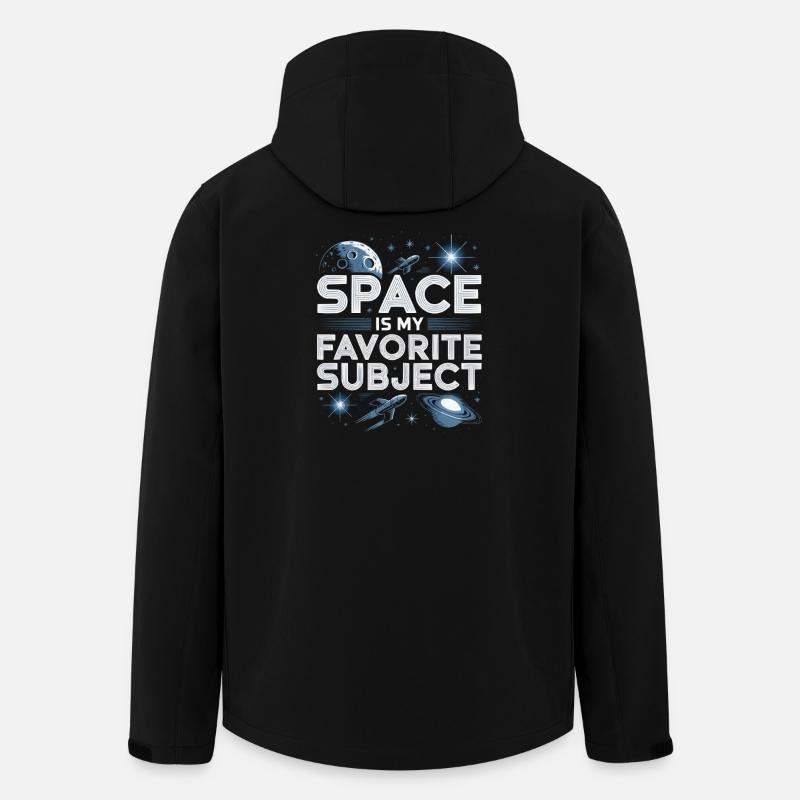 Astronomer Galaxy Outerspace Universe Astronomy - Men’s Recycled Softshell Jacket by Stanley/Stella - black
