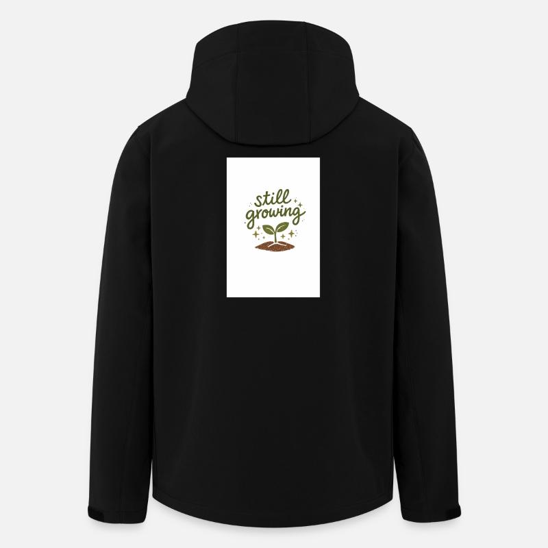 Still growing - Recycelte Männer Softshell-Jacke von Stanley/Stella - Schwarz
