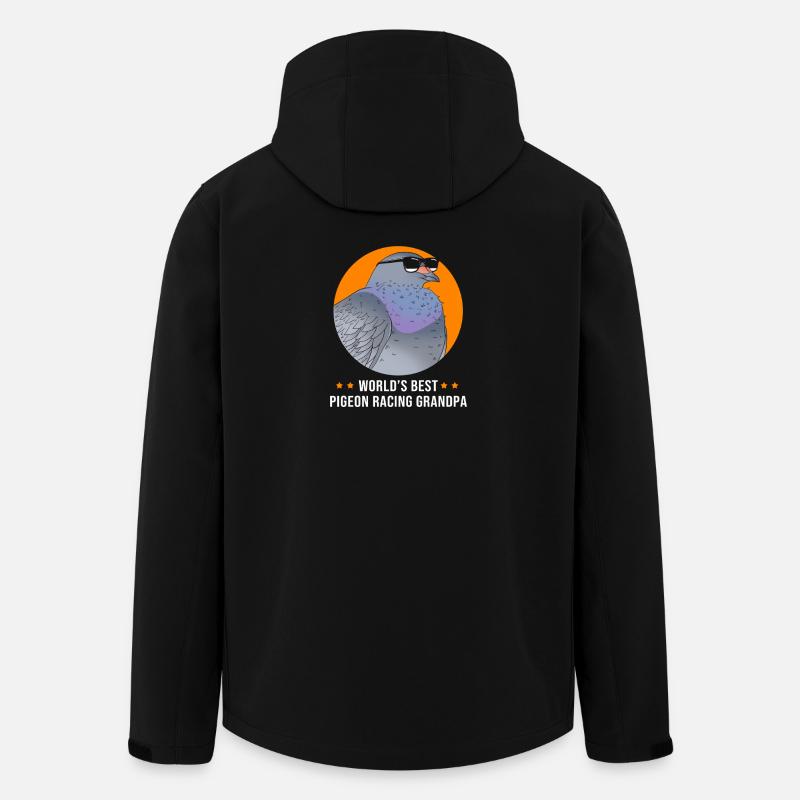 Due-løb Duer Duer - Stanley/Stella Mænd Genanvendt Softshell-jakke Discoverer - sort
