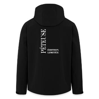 Furzen - Recycelte Männer Softshell-Jacke von Stanley/Stella - Schwarz - Hinten - AI Model Male 185 light (185cm)