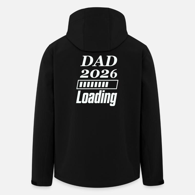 DAD 2026 Loading - Men’s Recycled Softshell Jacket by Stanley/Stella - black