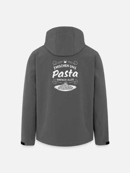 between us pasta just everything. Pun - Men’s Recycled Softshell Jacket by Stanley/Stella - black