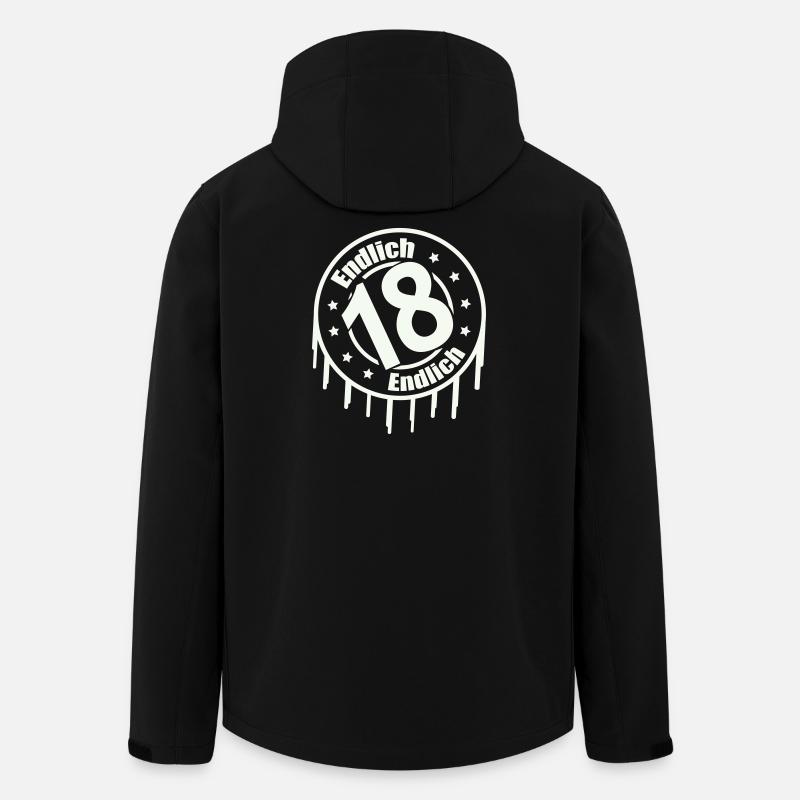 finally 18 - Men’s Recycled Softshell Jacket by Stanley/Stella - black